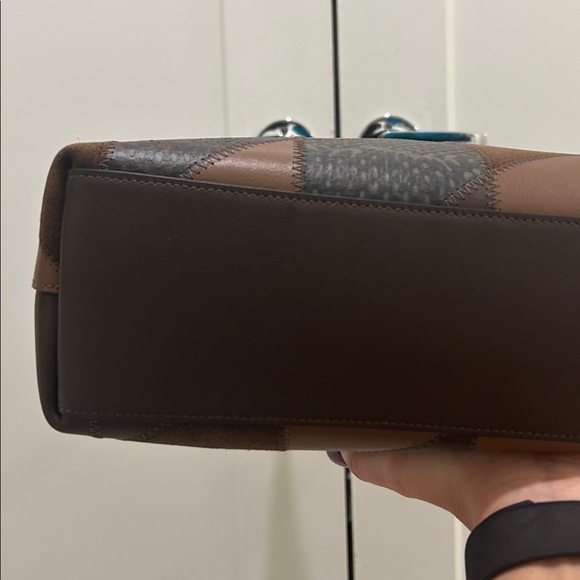 Coach (NWT) Shoulder Bag 39 with Snakeskin Patchwork - Picture 7 of 17